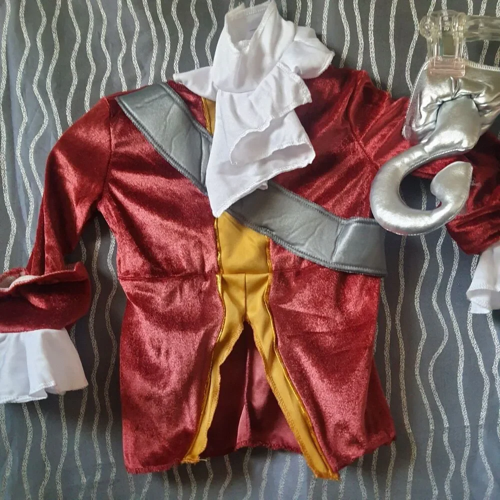 Disney Baby Captain Hook Costume 12 To 18 Months Infant Child Toddler Peter Pan